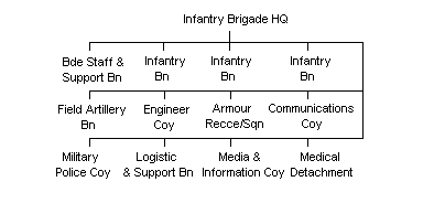 Irish Infantry Brigade Outline Organisation