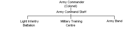 Luxembourg Army outline structure