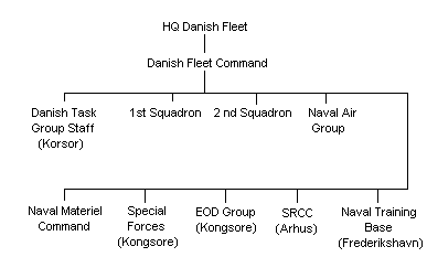 Danish Navy outline structure