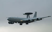 E-3D Sentry Airbourne Warning and Control System (AWACS) aircraft of the UK Royal Air Force