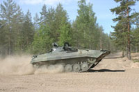 Finnish BMP-2 Armoured Infantry Fighting Vehicle