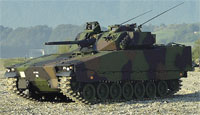 CV 90 Armoured Infantry Fighting Vehicle developed by BAe Land Systems and Hagglunds