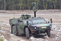 The Fennek Armed Reconnaissance Vehicle, produced by Krauss-Maffei Wegmann (KMW) of Kassel, Germany and SP Aerospace and Vehicle Systems BV of The Netherlands (the ARGE Fennek consortium), has been developed for the Dutch and German Armies.
