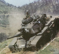 The newer model M60 was the U.S. Army's basic main battle tank stationed in Europe (Germany) and South Korea during the Cold War. It was widely used by U.S. Cold War allies, especially other NATO countries.