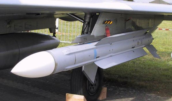 Matra Super 530 medium to short range air to air missile