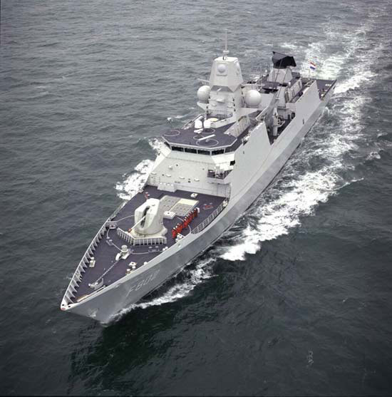 The De Zeven Provincin class frigates are highly advanced air-defence frigates in service with the Koninklijke Marine (Royal Netherlands Navy). 