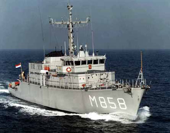 Dutch Navy Tripartite Class Mine Countermeasure Vessel